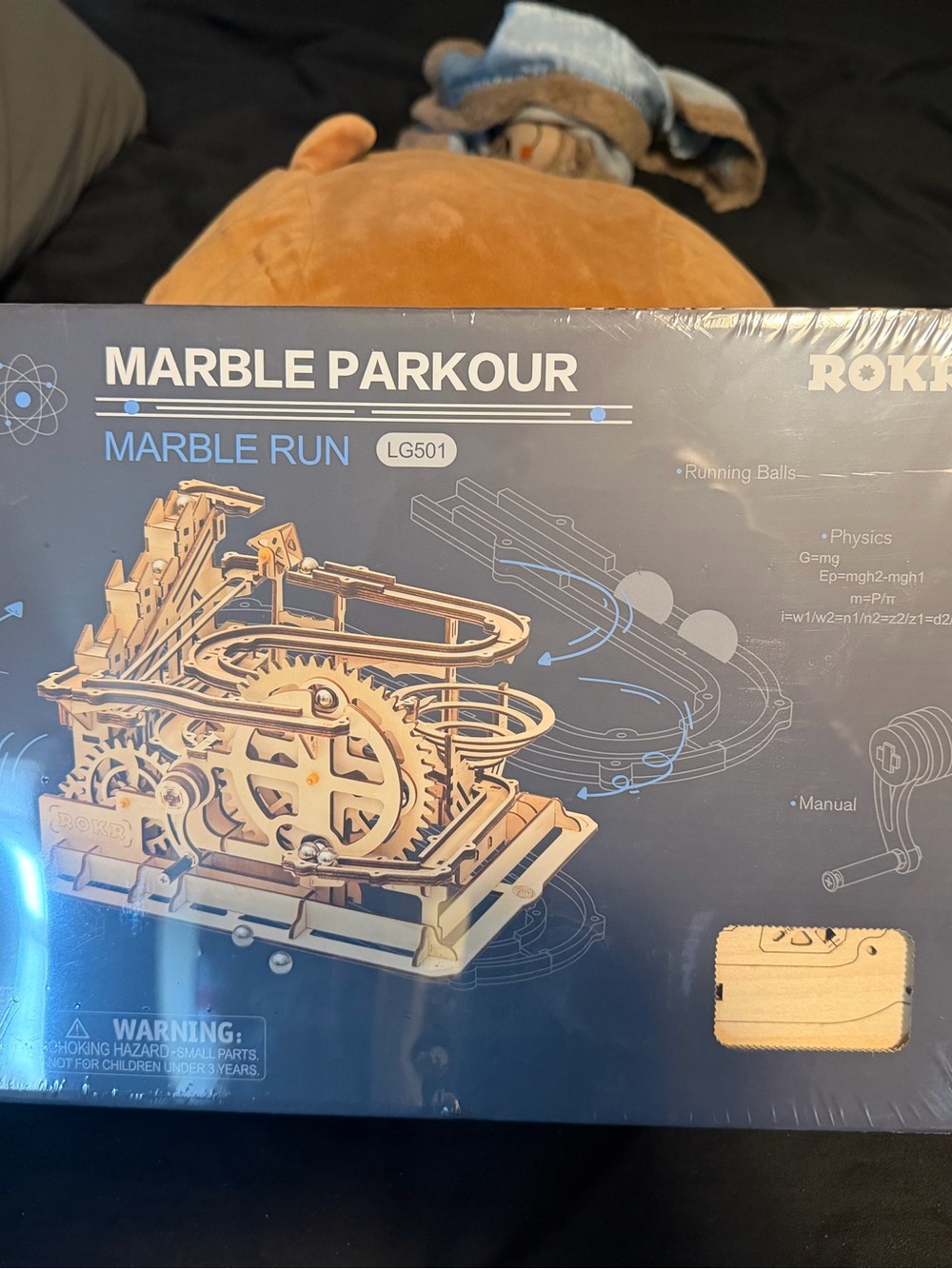 ROKR Marble Parkour Marble Run LG501 3D Wooden Puzzle Kit